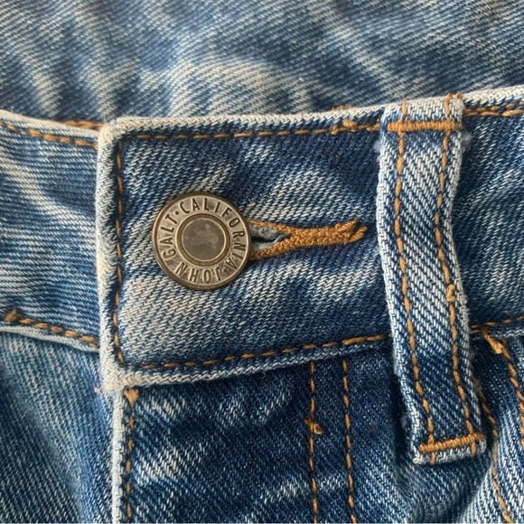 Brandy Melville J Galt Denim Jeans Extra Small High Rise - Picture 3 of 8